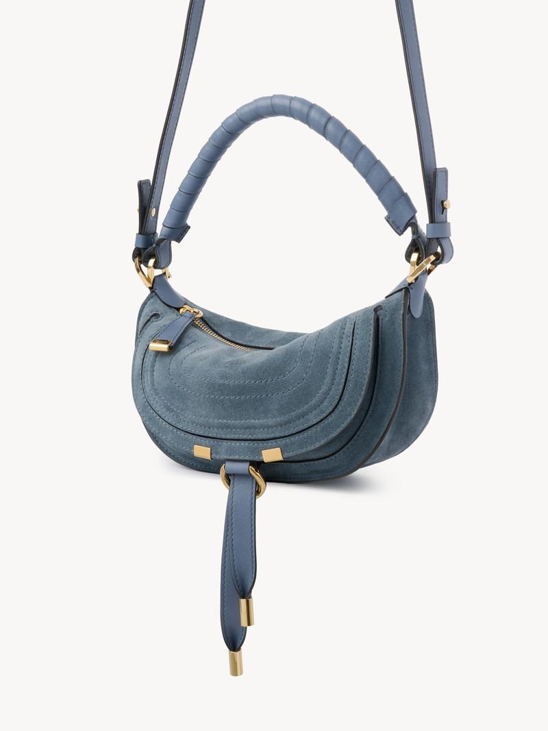 MINI MARCIE SHOULDER BAG IN SUEDE LEATHER 3
