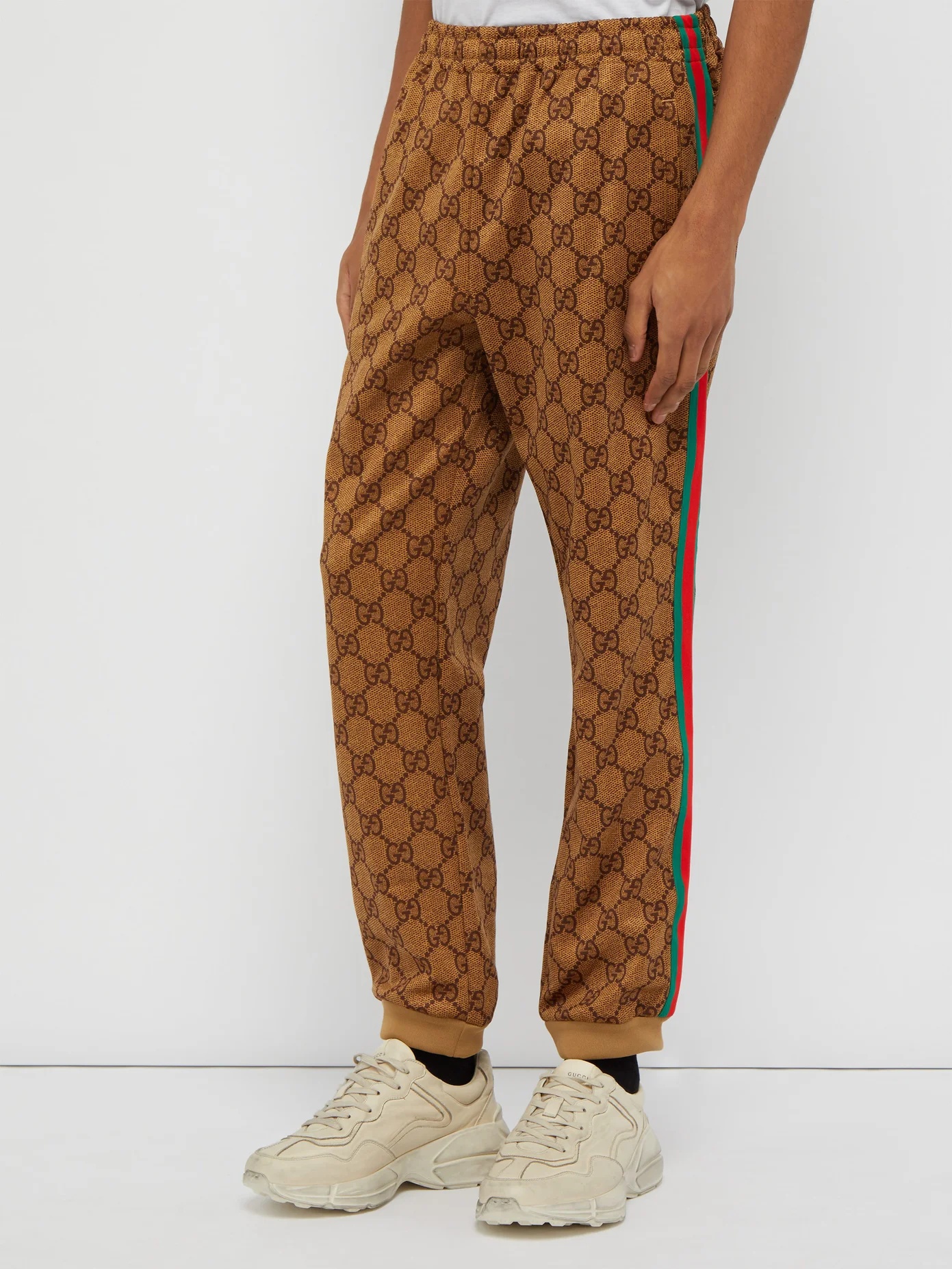 GG Supreme Web-stripe track pants - 4