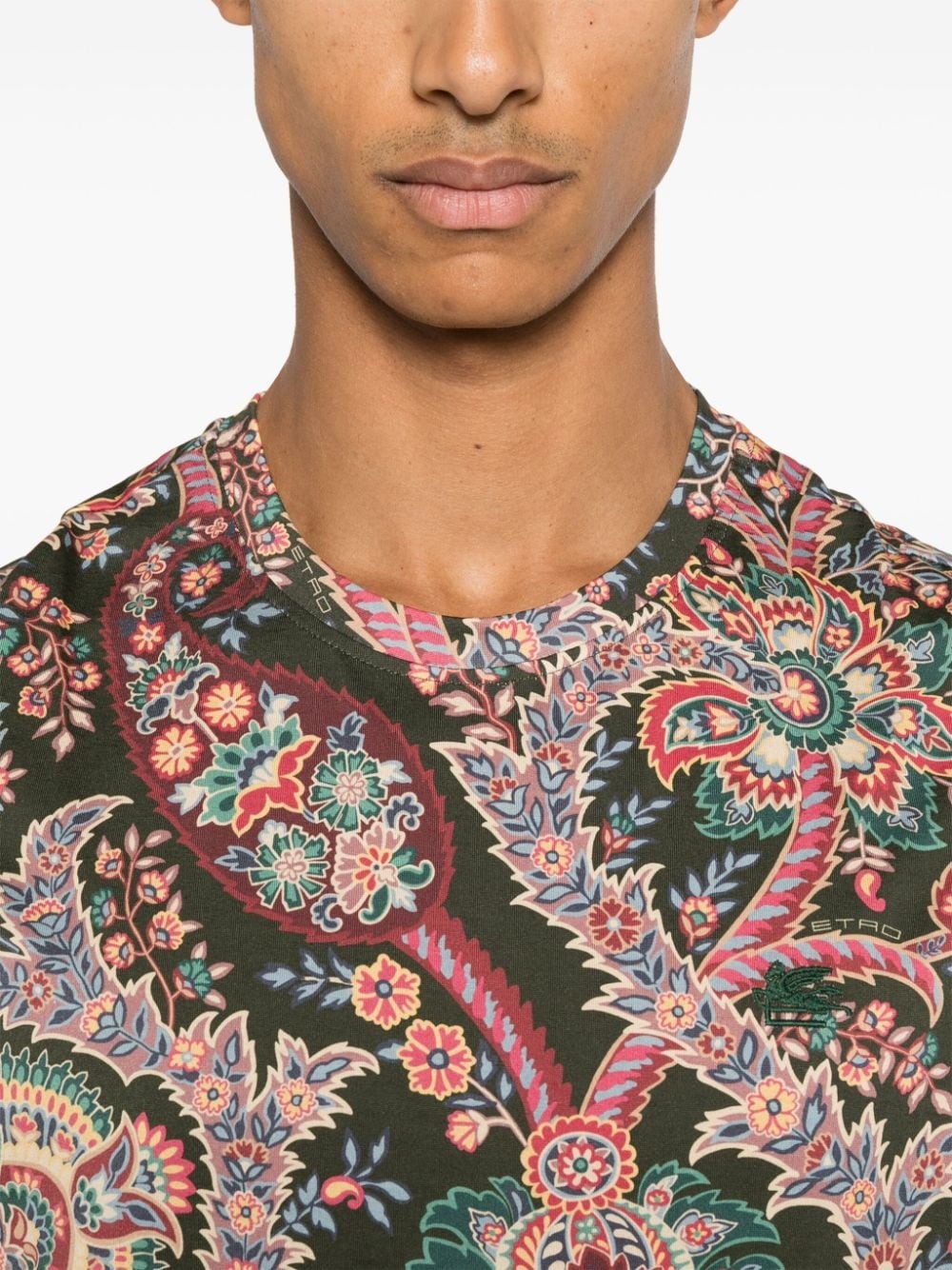 paisley-print T-shirt - 5