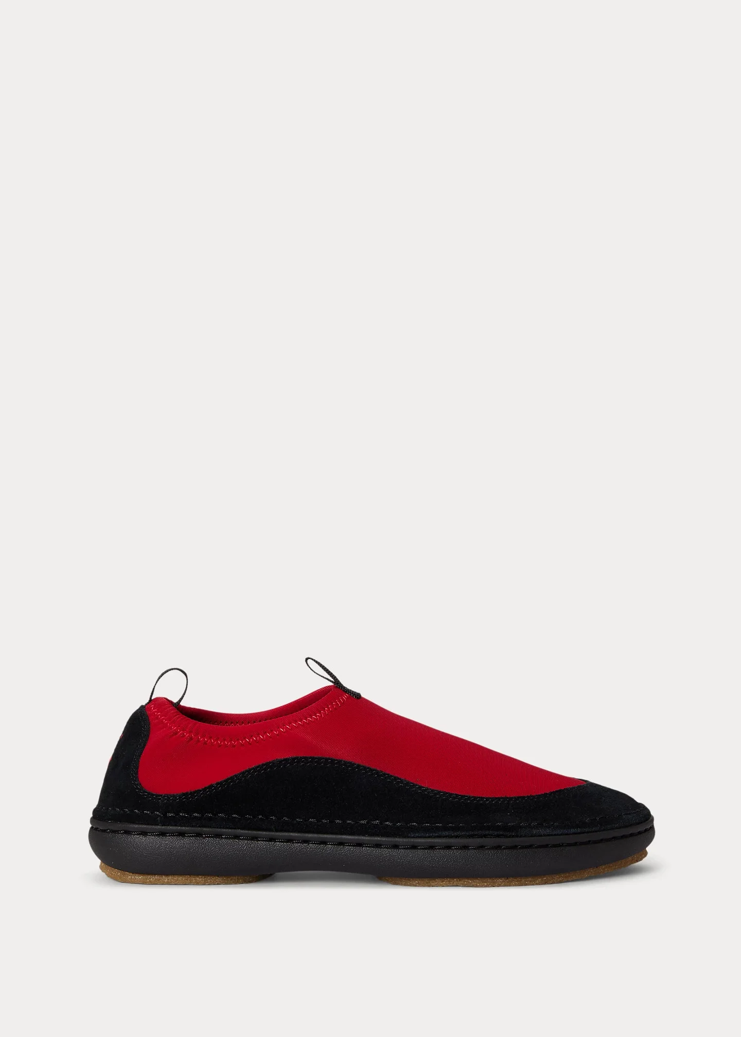 Suede-Trim Neoprene Slip-On Sneakers - 1