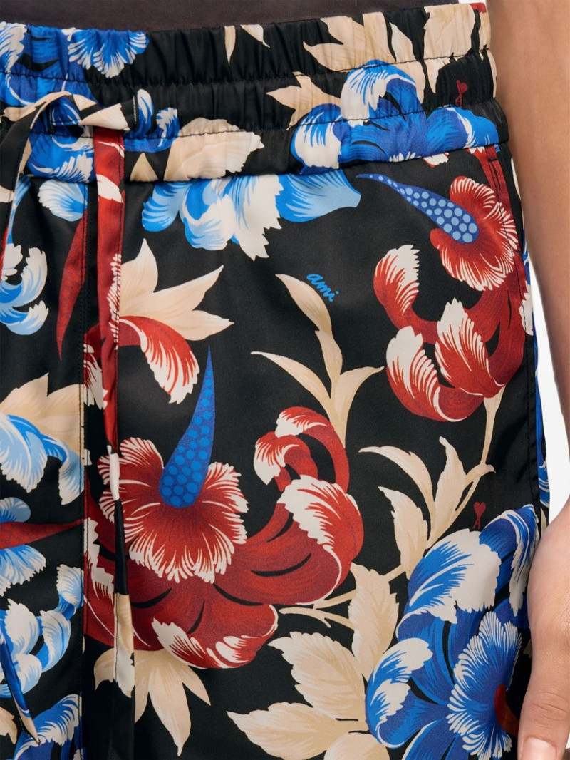 floral-print elasticated-waist shorts 6
