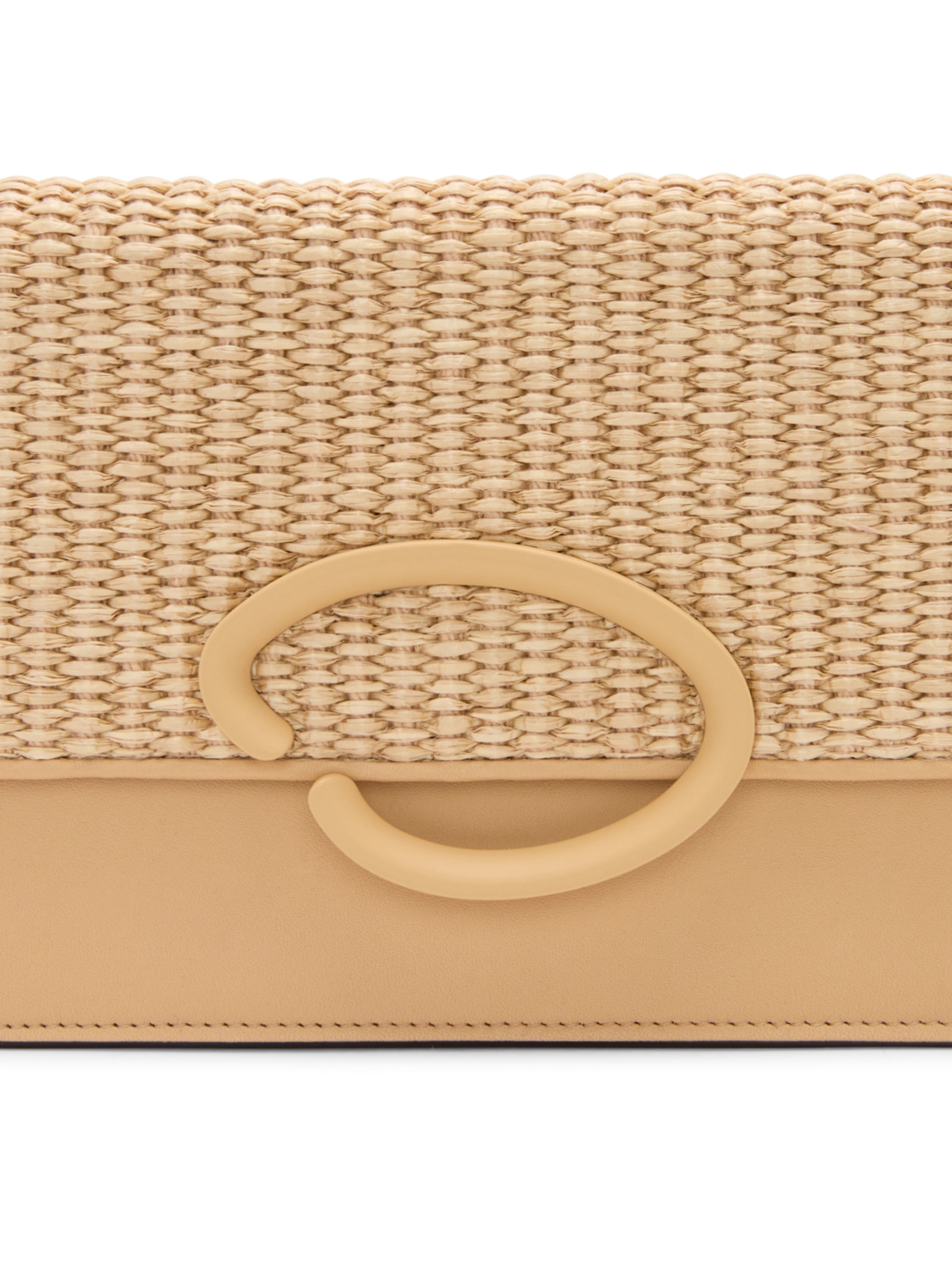 RAFFIA WOVEN O POCHETTE - 5