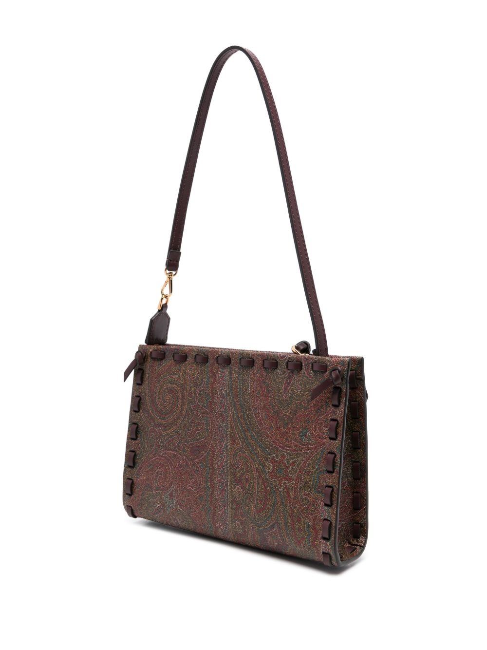 paisley-jacquard clutch bag - 3