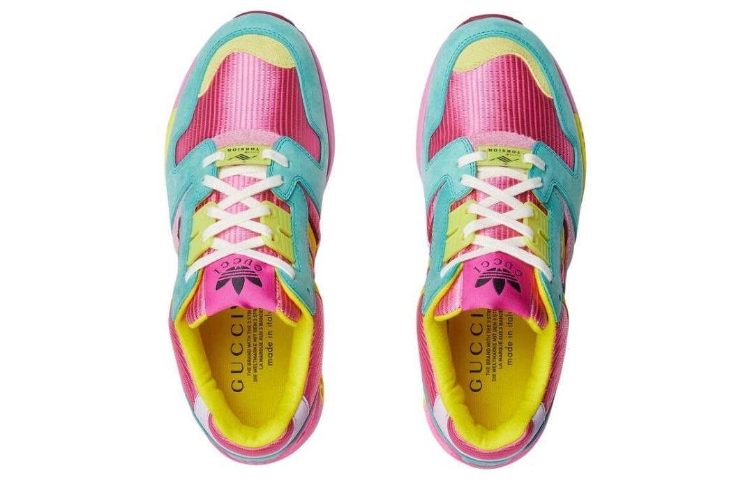 (WMNS) adidas originals x Gucci ZX 8000 'Pink Multi' 722212-AAA9E-3942 - 3