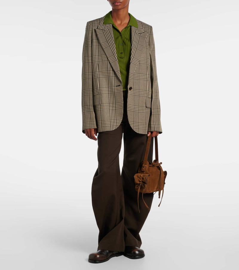 Acne Studios Patty wool wide-leg pants outlook
