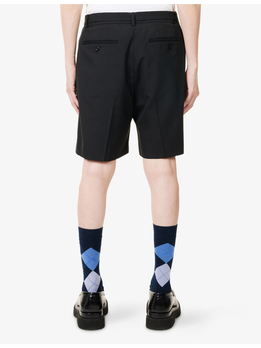 Belted Relaxed-Fit Woven Shorts - 4
