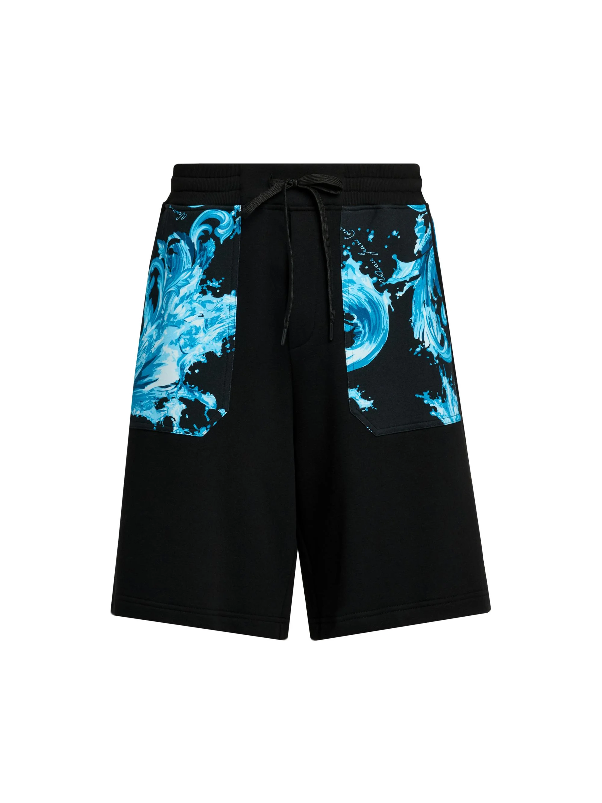 Men's Cotton Gym Shorts - Black - 1