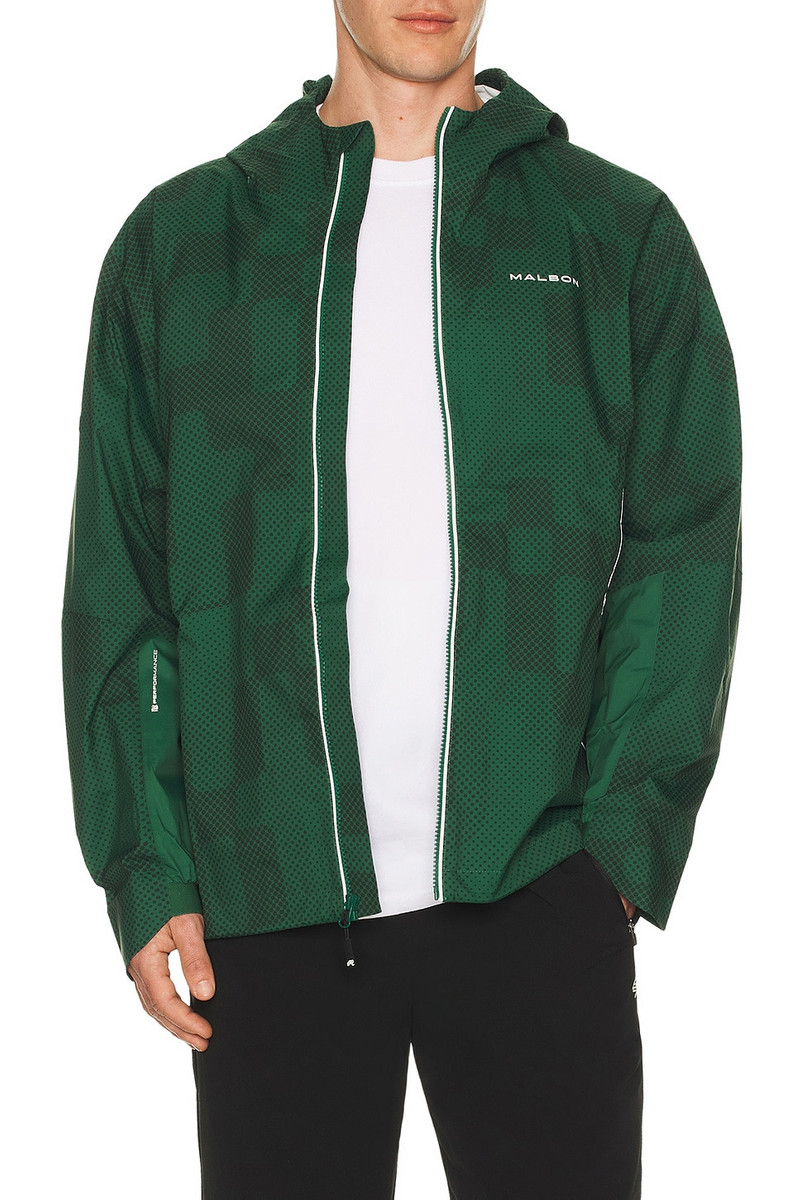 Malbon Performance Full Zip Rain Jacket 2