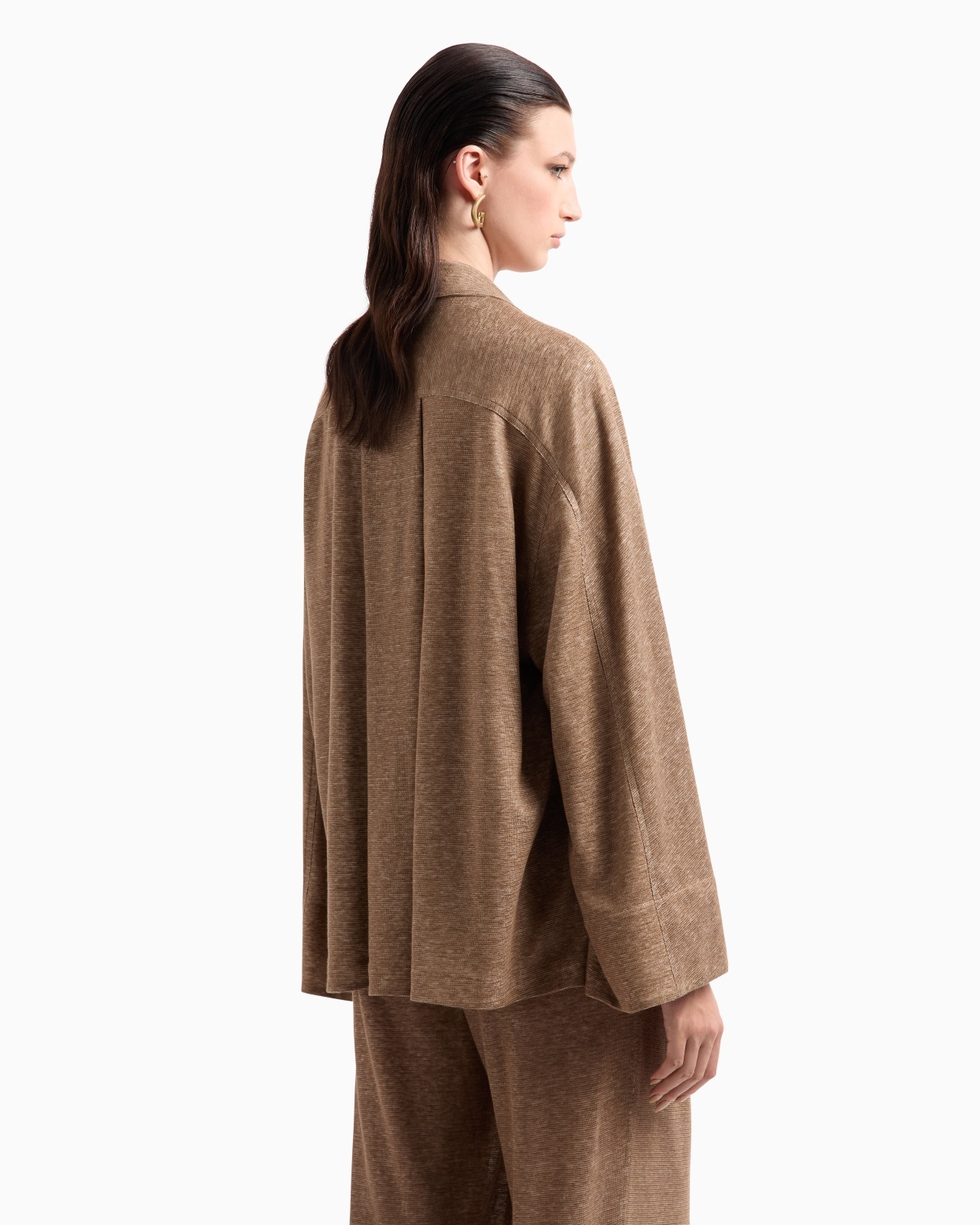 TWO-TONE LINEN JERSEY SHIRT - 3