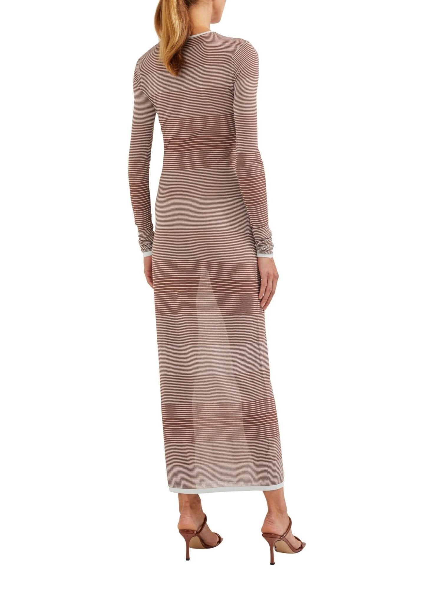 Cotton Viscose Stripe Dress - 2