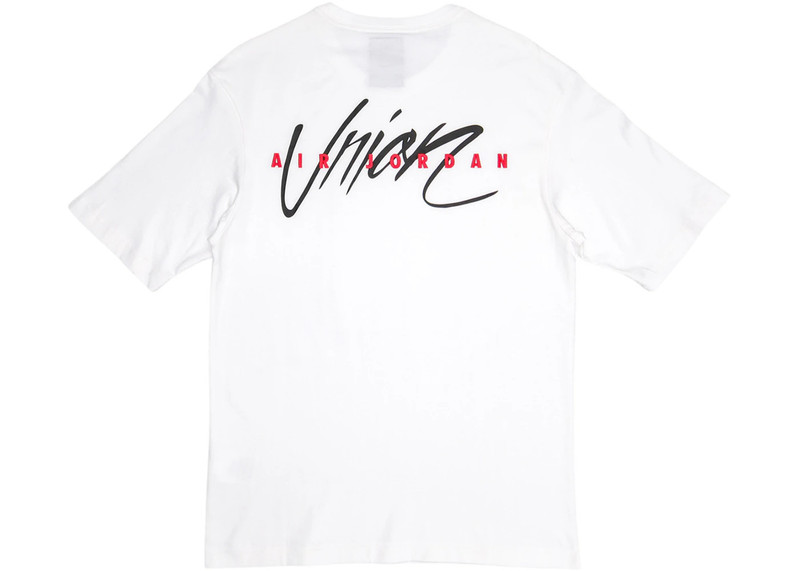 Jordan Jordan x Union Reverse Dunk T-Shirt White outlook