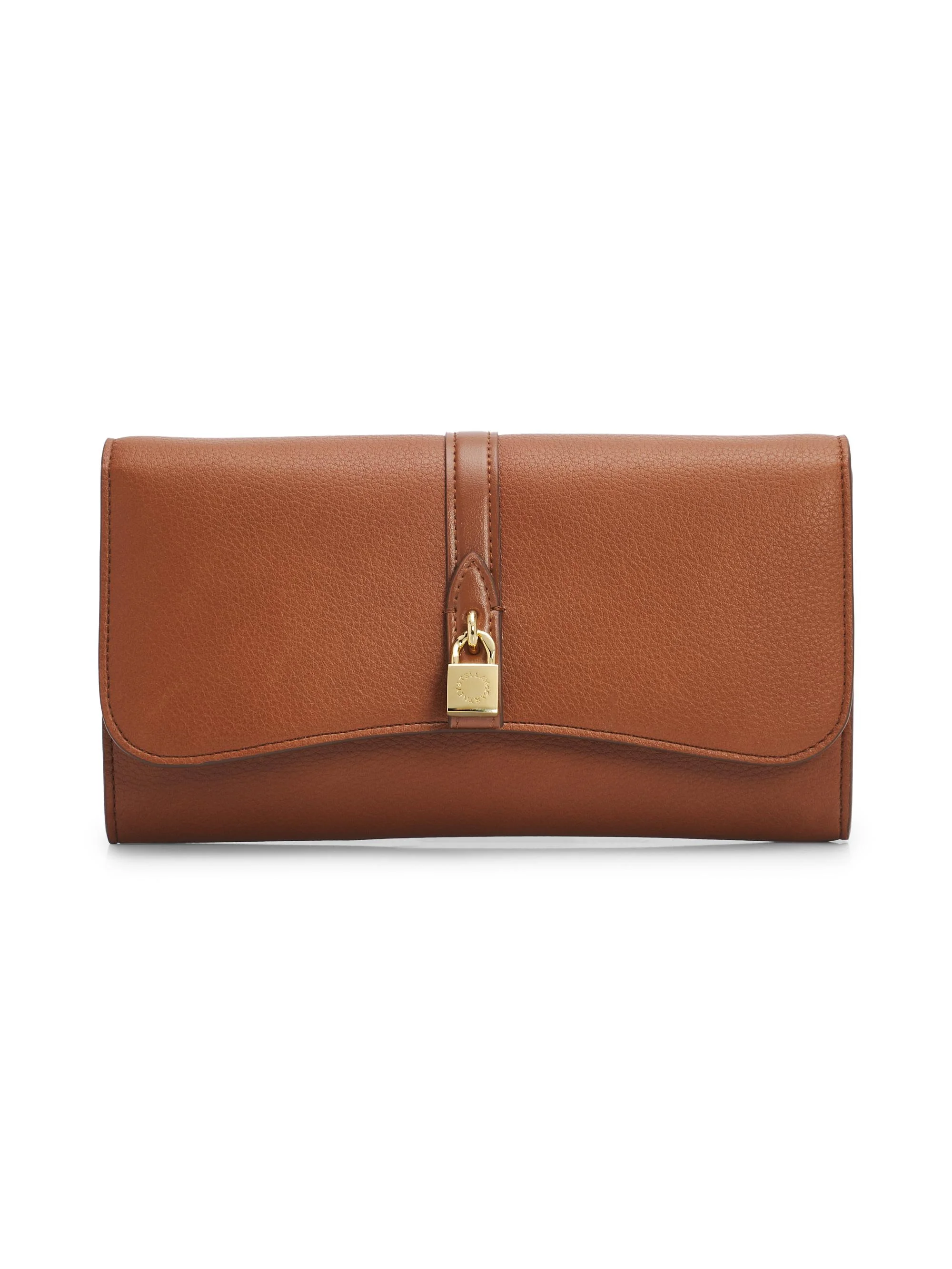 Women's Stella Ryder Grainy Faux Leather Wallet - Brandy - 1