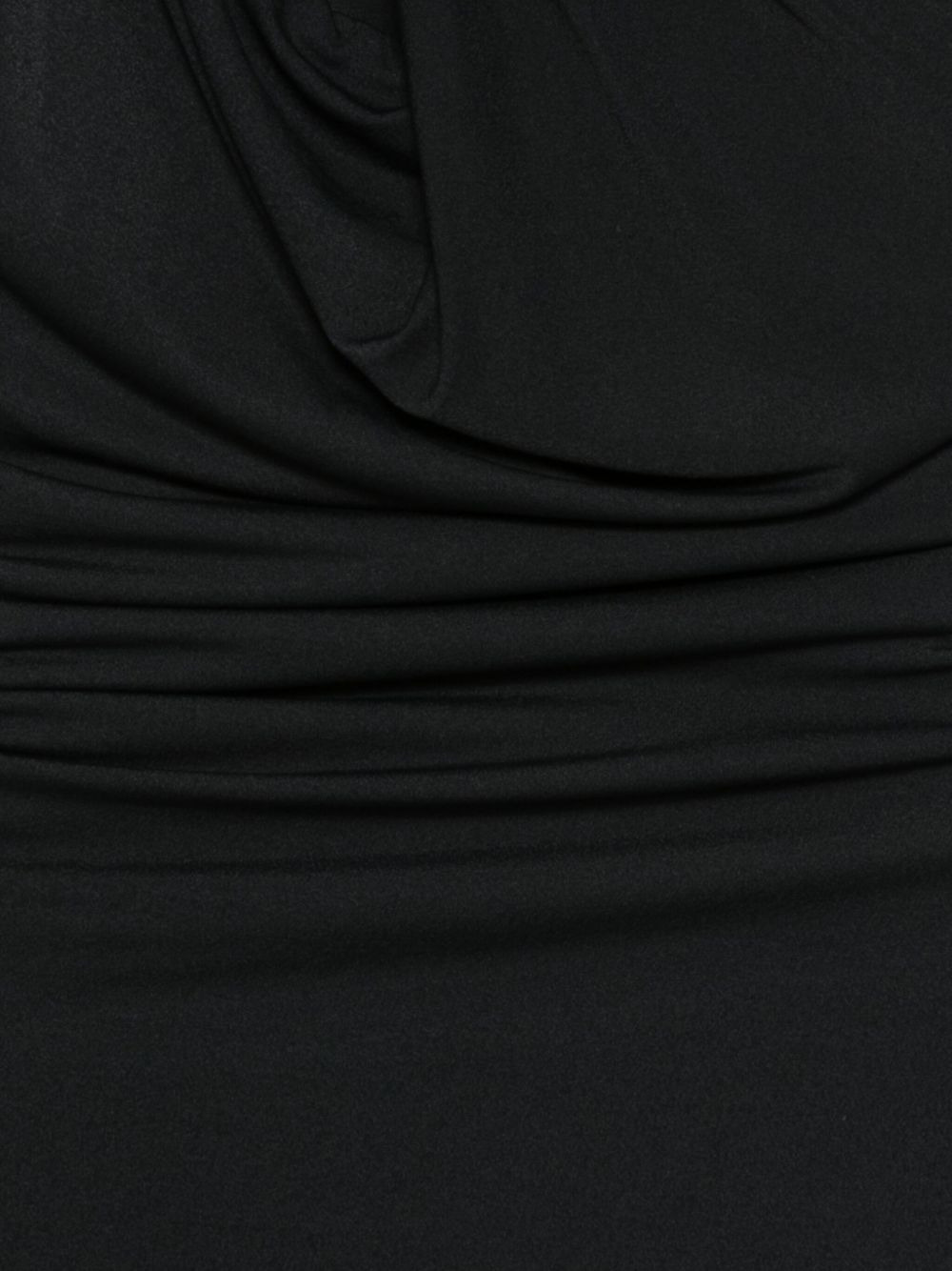 draped one-shoulder dress - 3