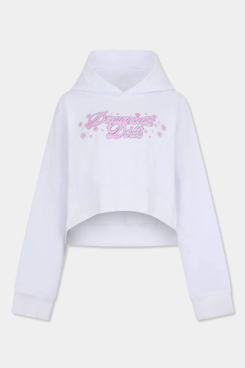 DSQUARED2 DOLLS CROPPED ONION FIT HOODIE - 1