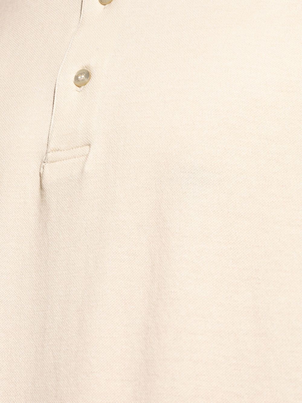 paisley-trim polo shirt - 5