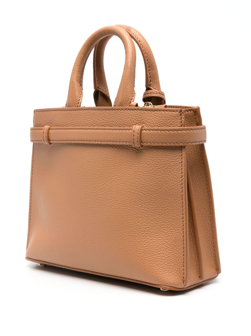 mini leather tote bag 3