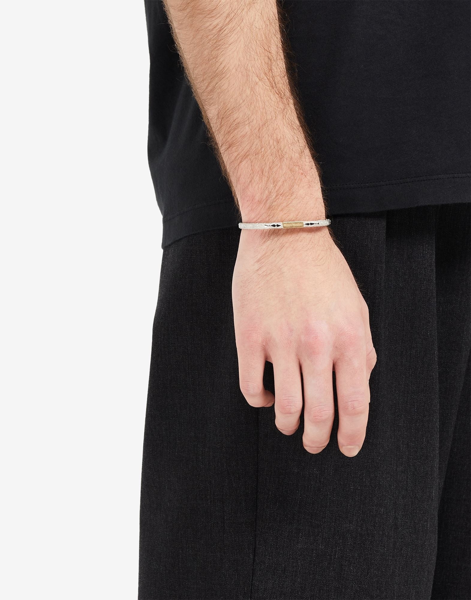 Logo two-tone bracelet - 4