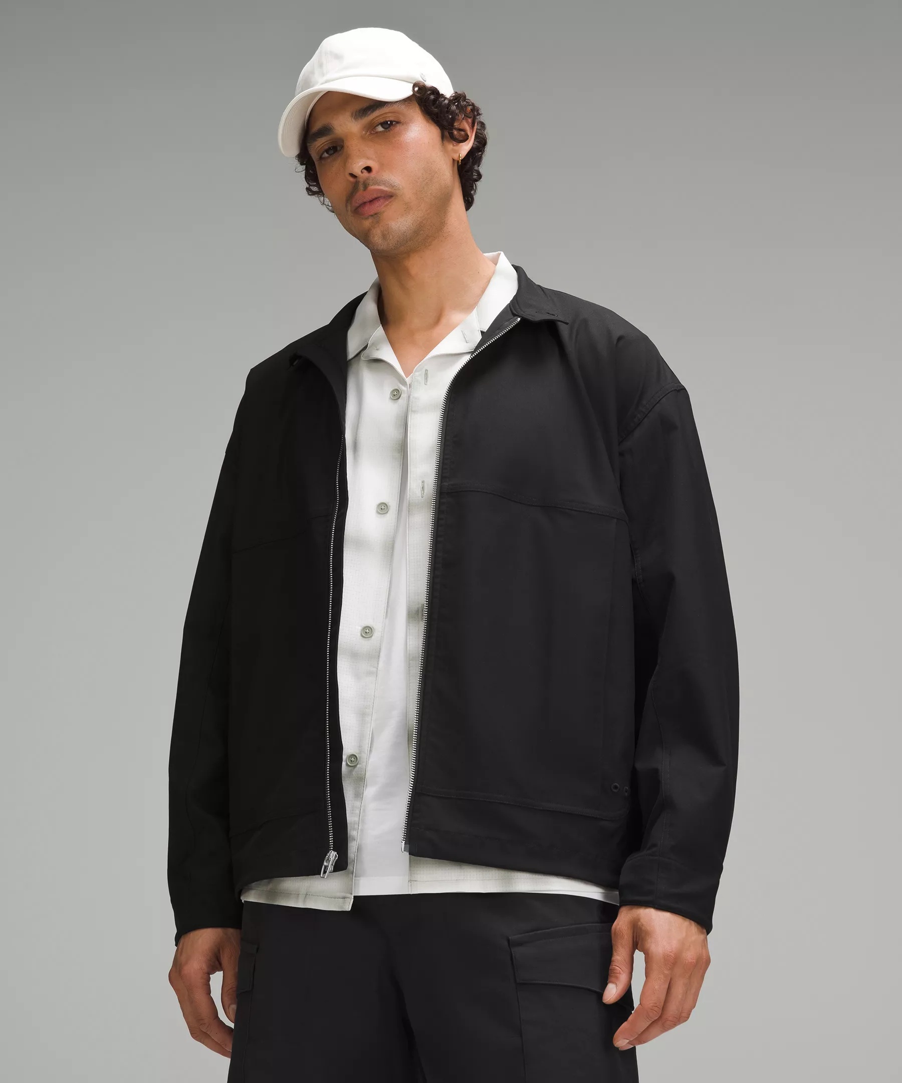 Smooth Twill Full-Zip Jacket - 1