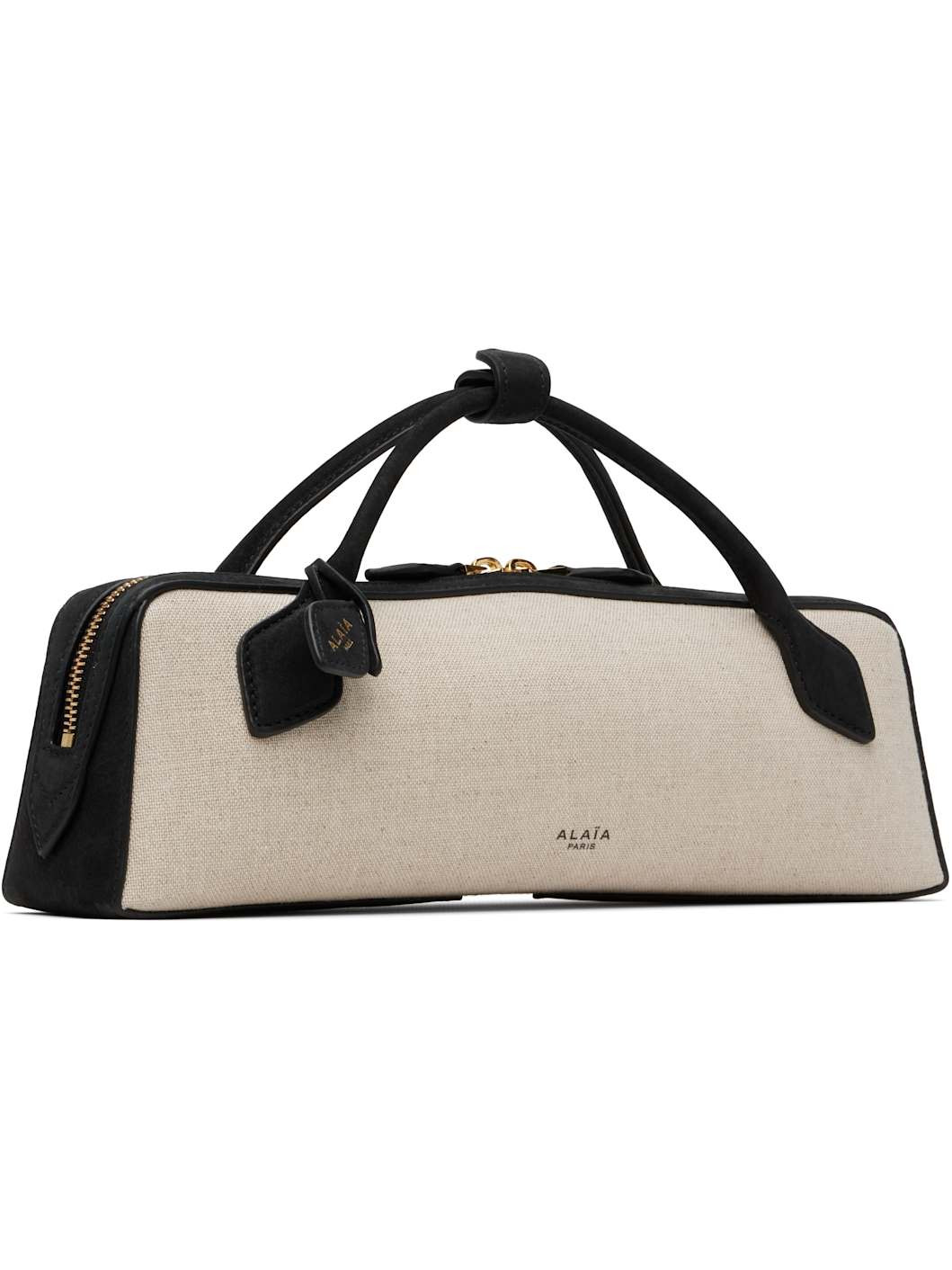 Beige & Black 'Le Teckel Clutch' Bag - 2