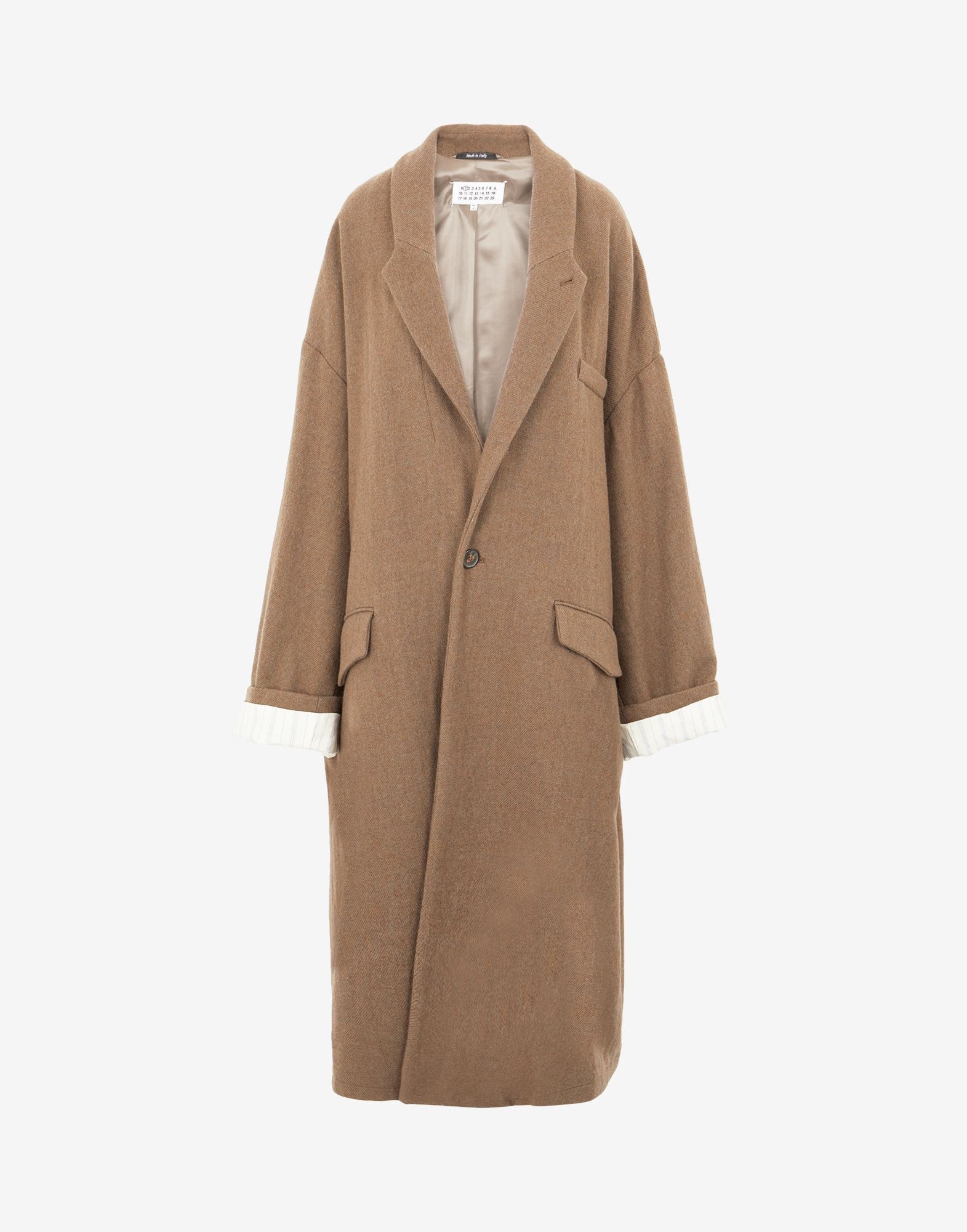 Wool long coat - 1