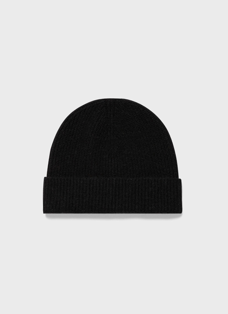 Cashmere Ribbed Hat 1