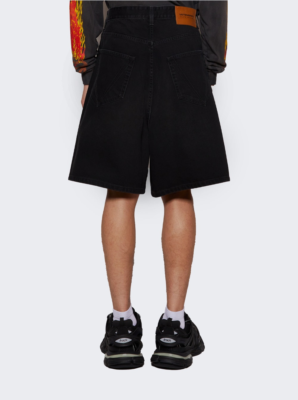 Denim Shorts Black - 5