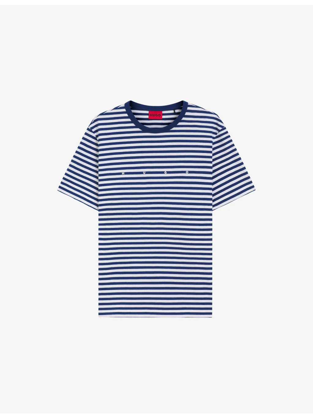 Striped Relaxed-Fit Cotton-Jersey T-Shirt - 1