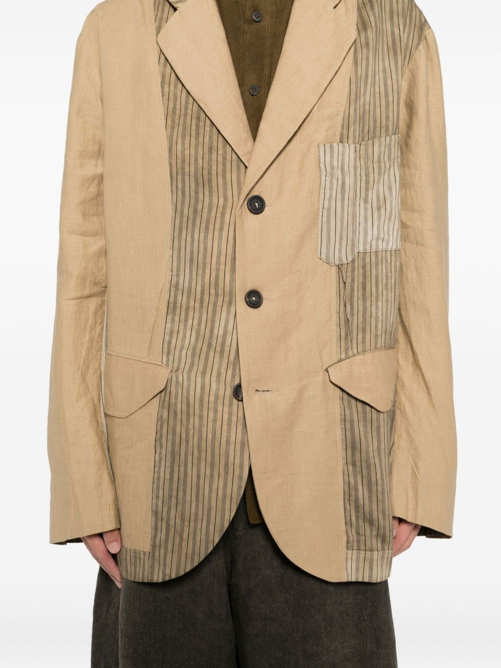 striped blazer - 5