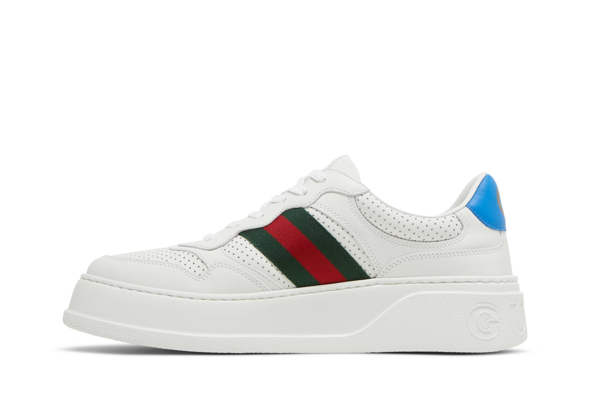 Gucci Chunky GG Web Sneaker 'White Blue' - 3