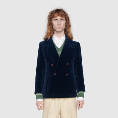 GUCCI Velvet jacket outlook