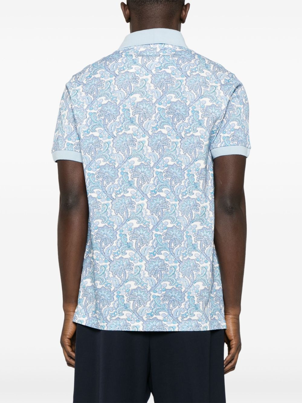 paisley polo shirt - 3