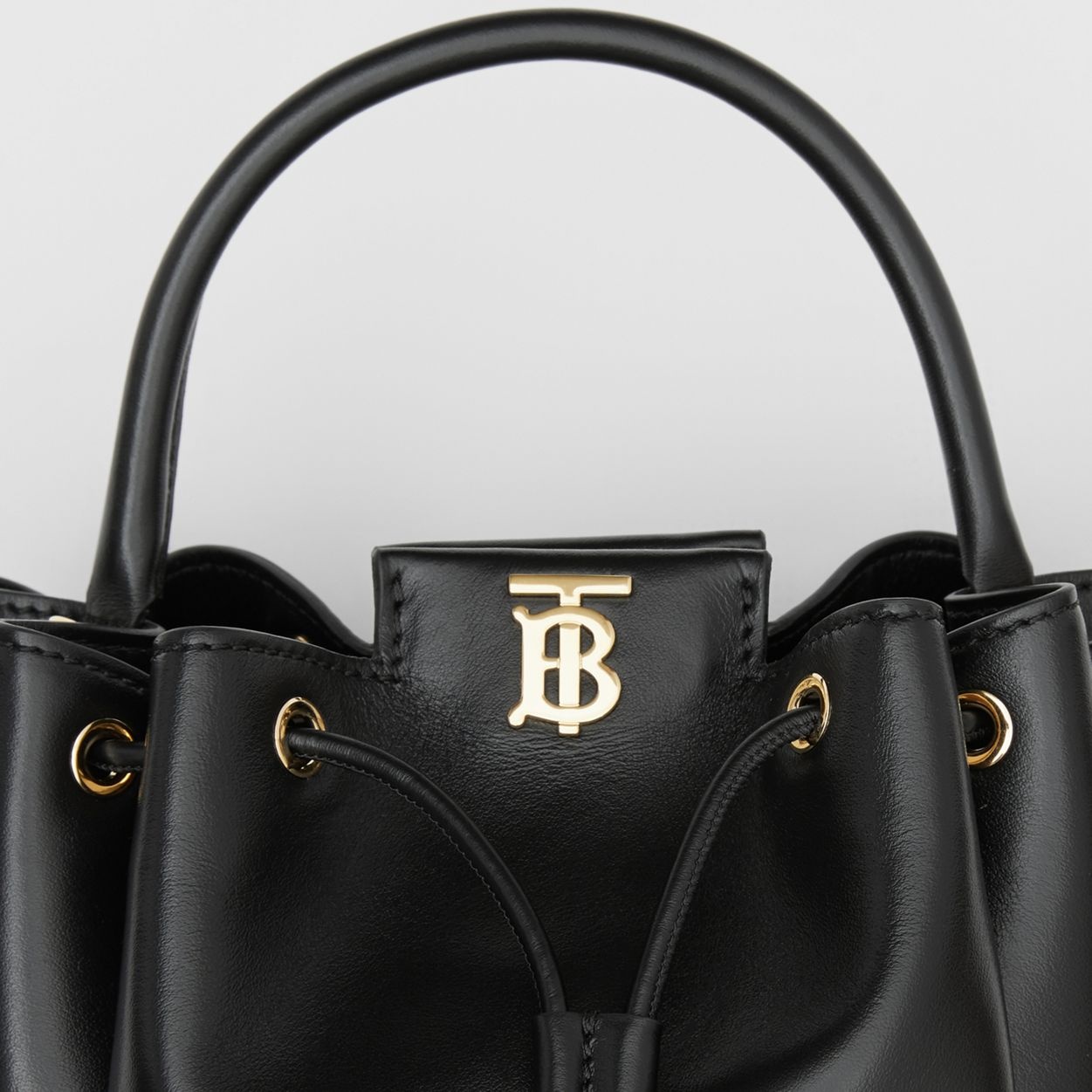 Monogram Motif Leather Bucket Bag 2
