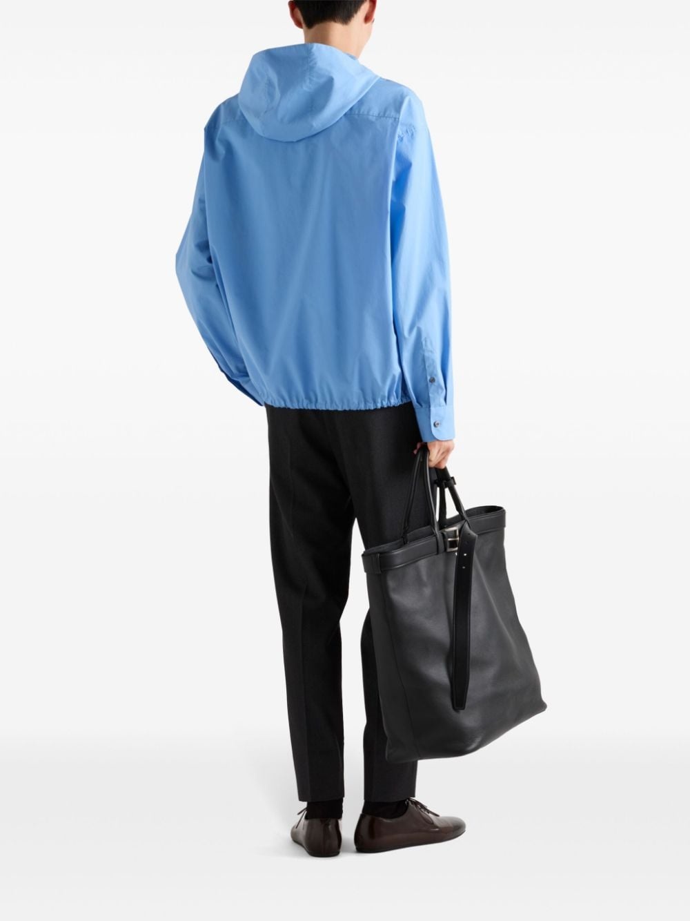 Prada hooded cotton shirt | farfetch | REVERSIBLE