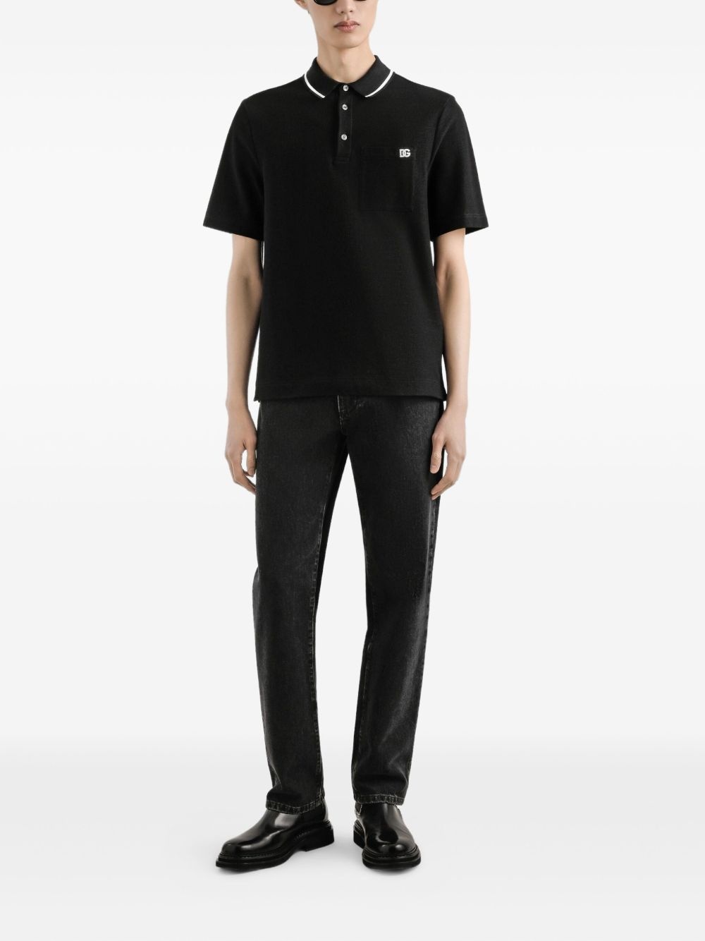 cotton polo shirt - 2