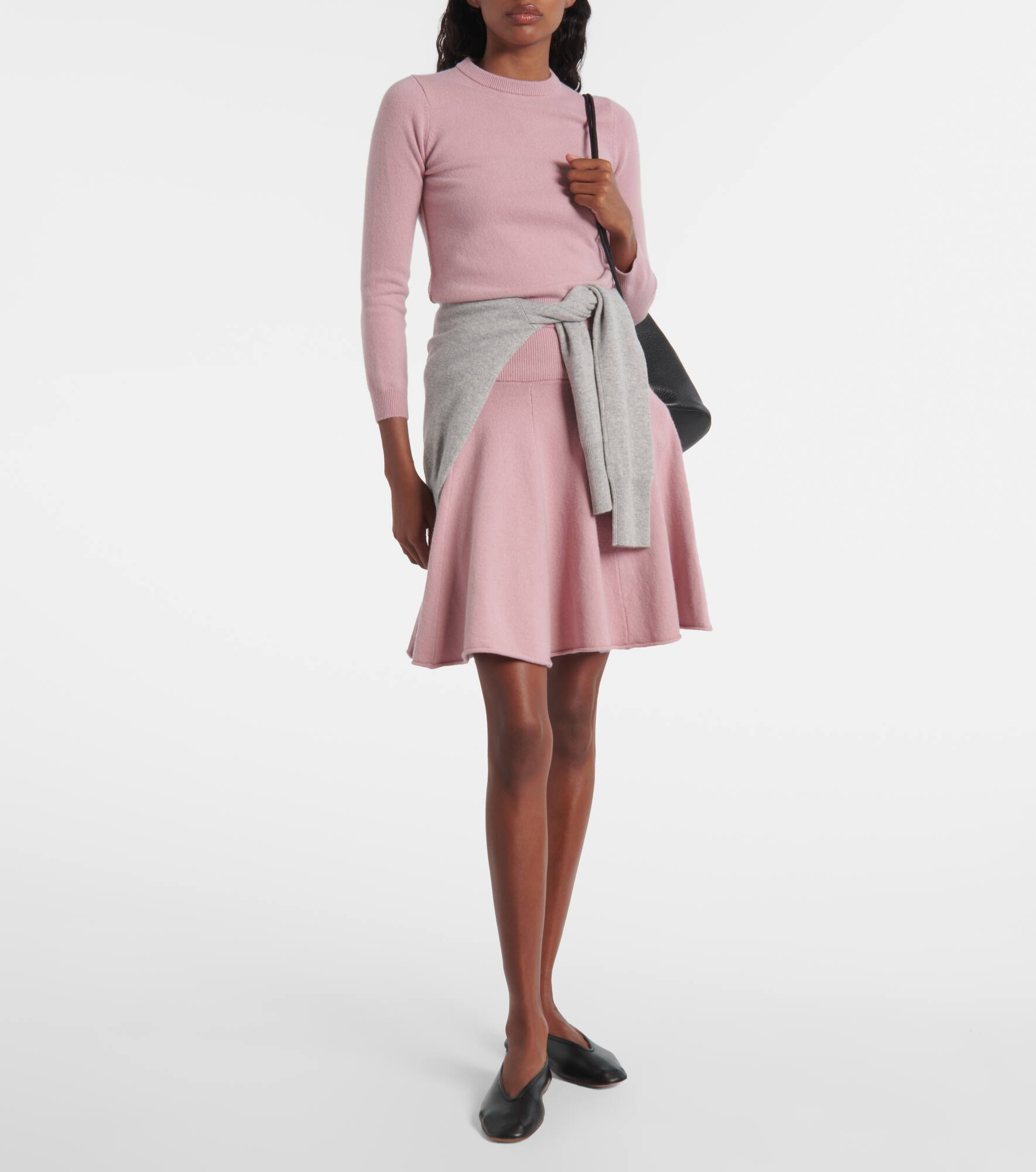 N°379 Girl cashmere-blend miniskirt - 2