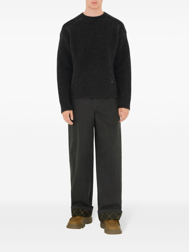 Burberry crew-neck knit jumper outlook
