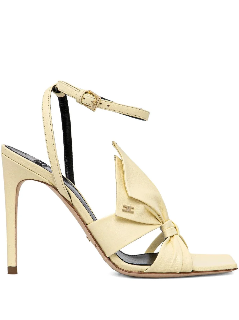 knotted bow-detail stiletto sandals - 1