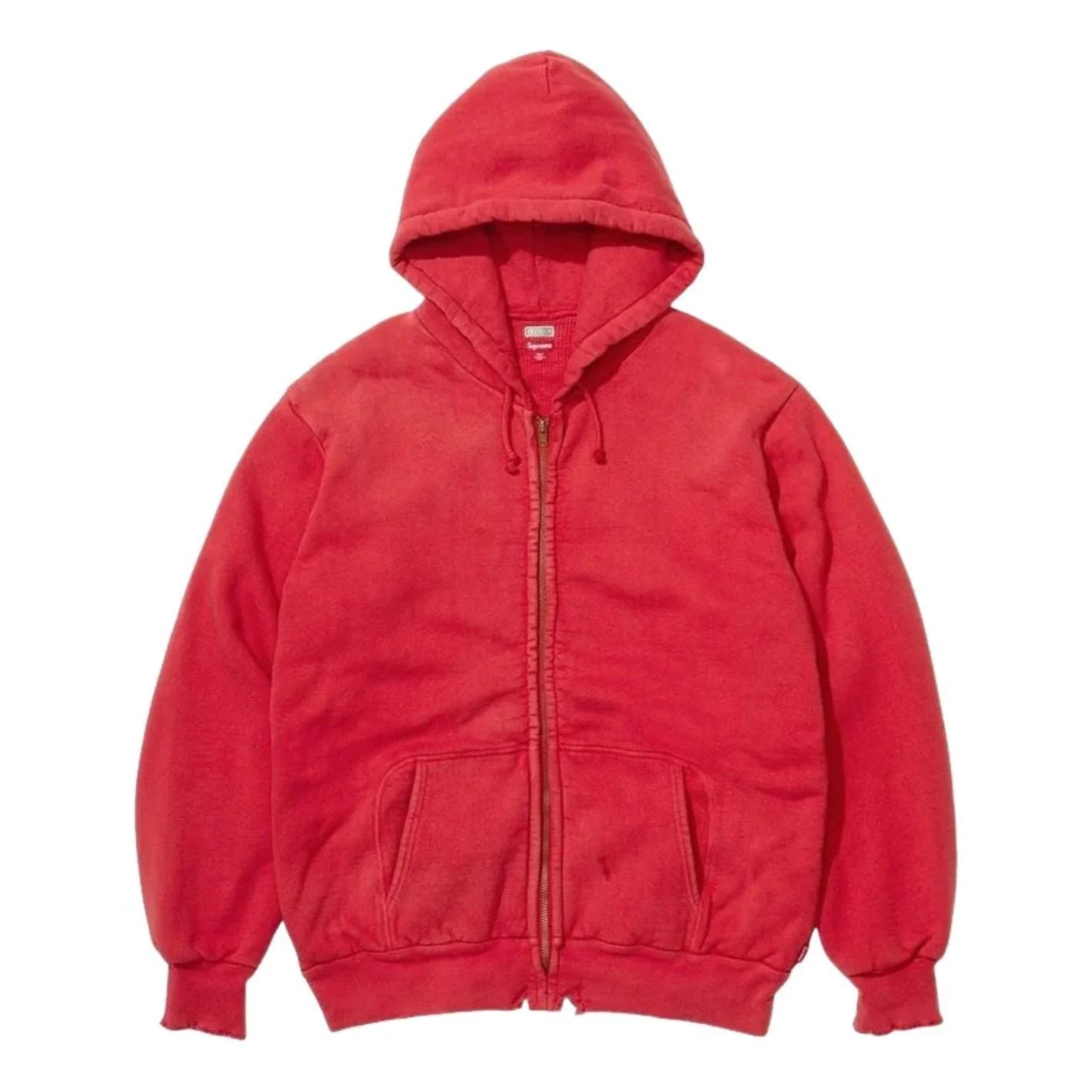 Supreme FW26 x A.PRESSE Vintage Zip Up Hooded Sweatshirt 'Red' SUP-FW26-055-RED - 1