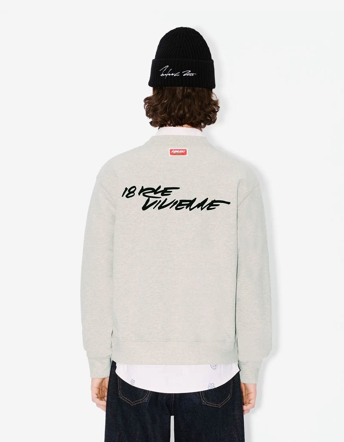 Kenzo x Futura 2000 Grey Boke Flower Logo Sweatshirt - 4