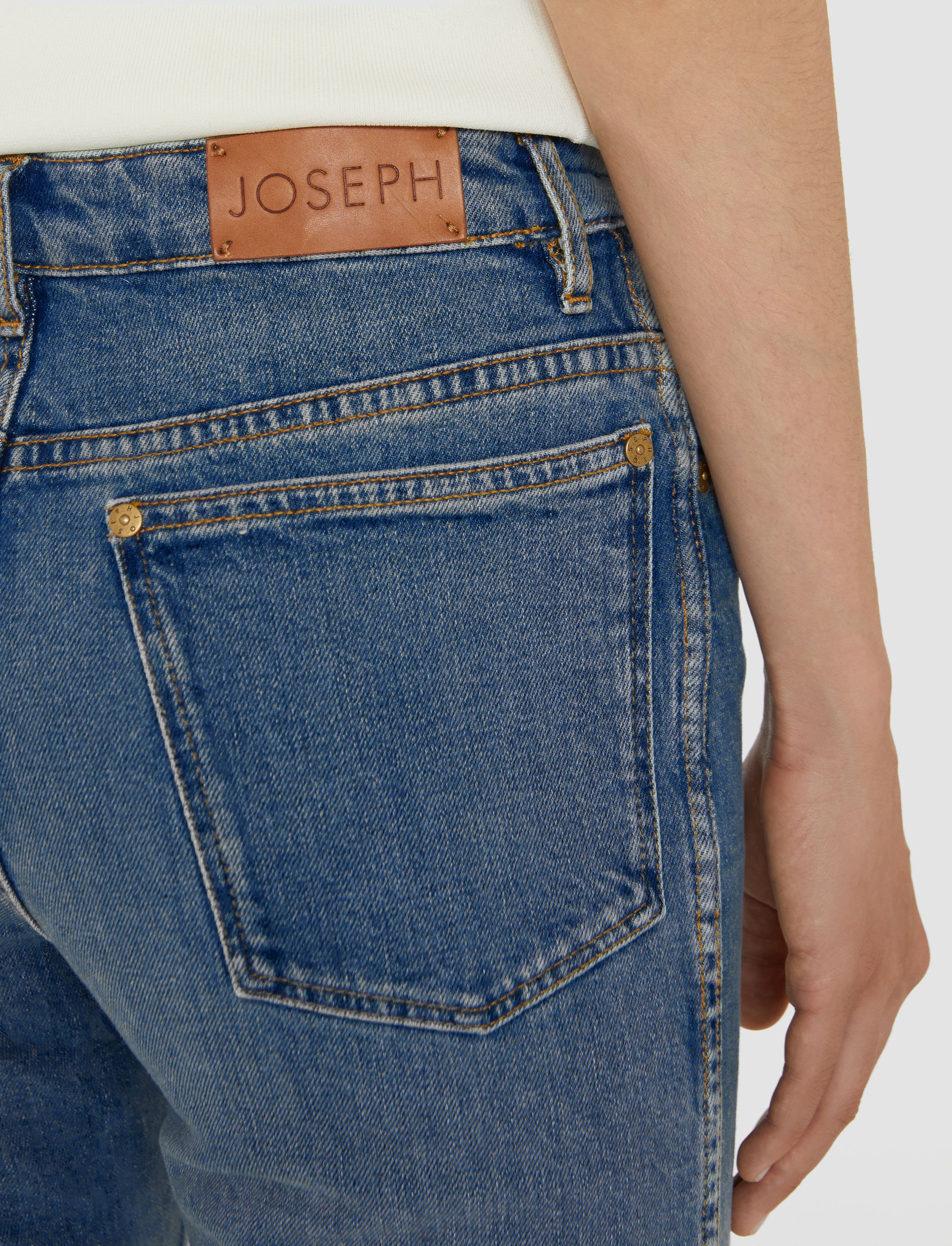 Denim Stretch York Trousers - 5