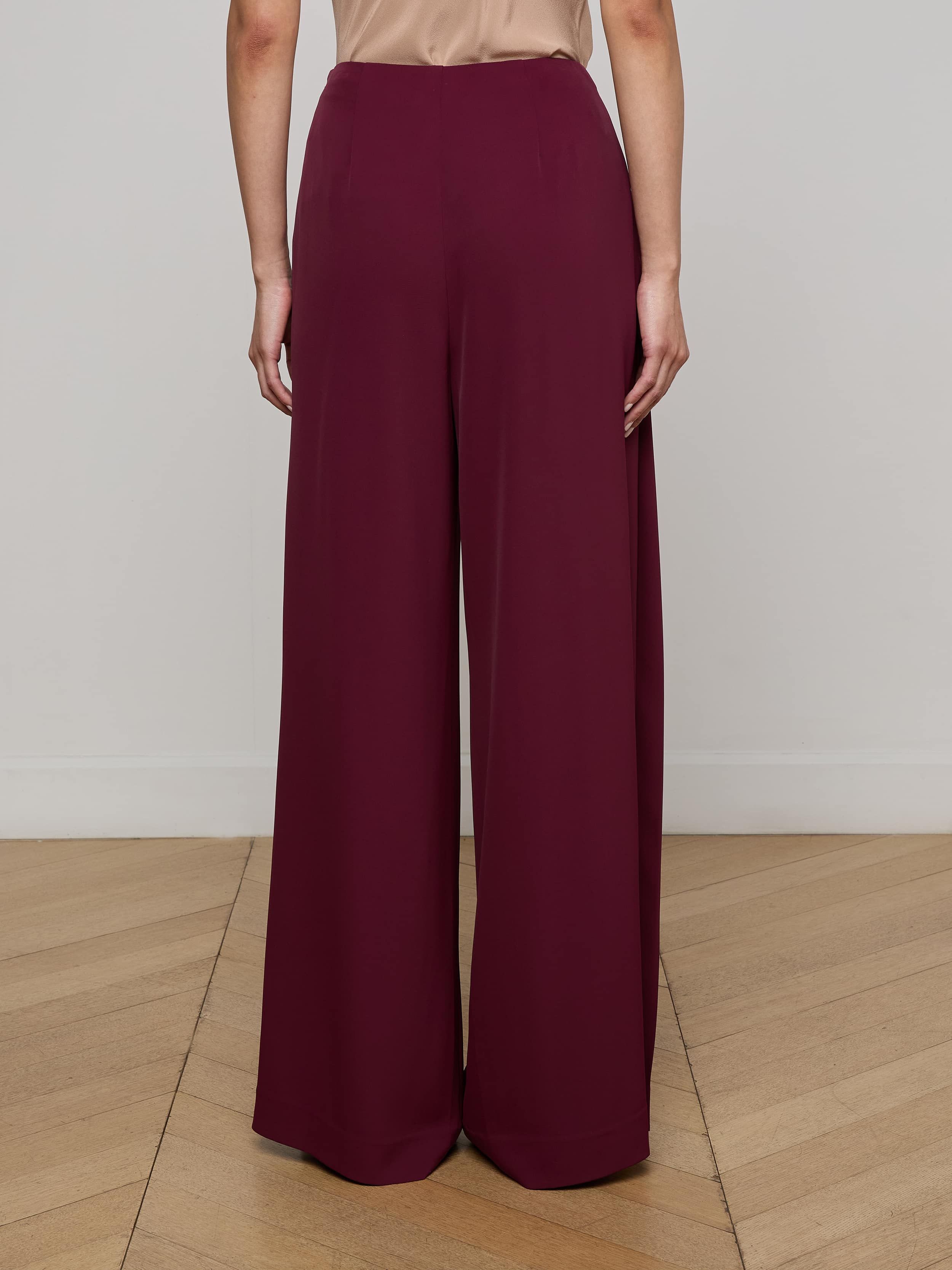 Nova Pleated Wide-Leg Pant - 5