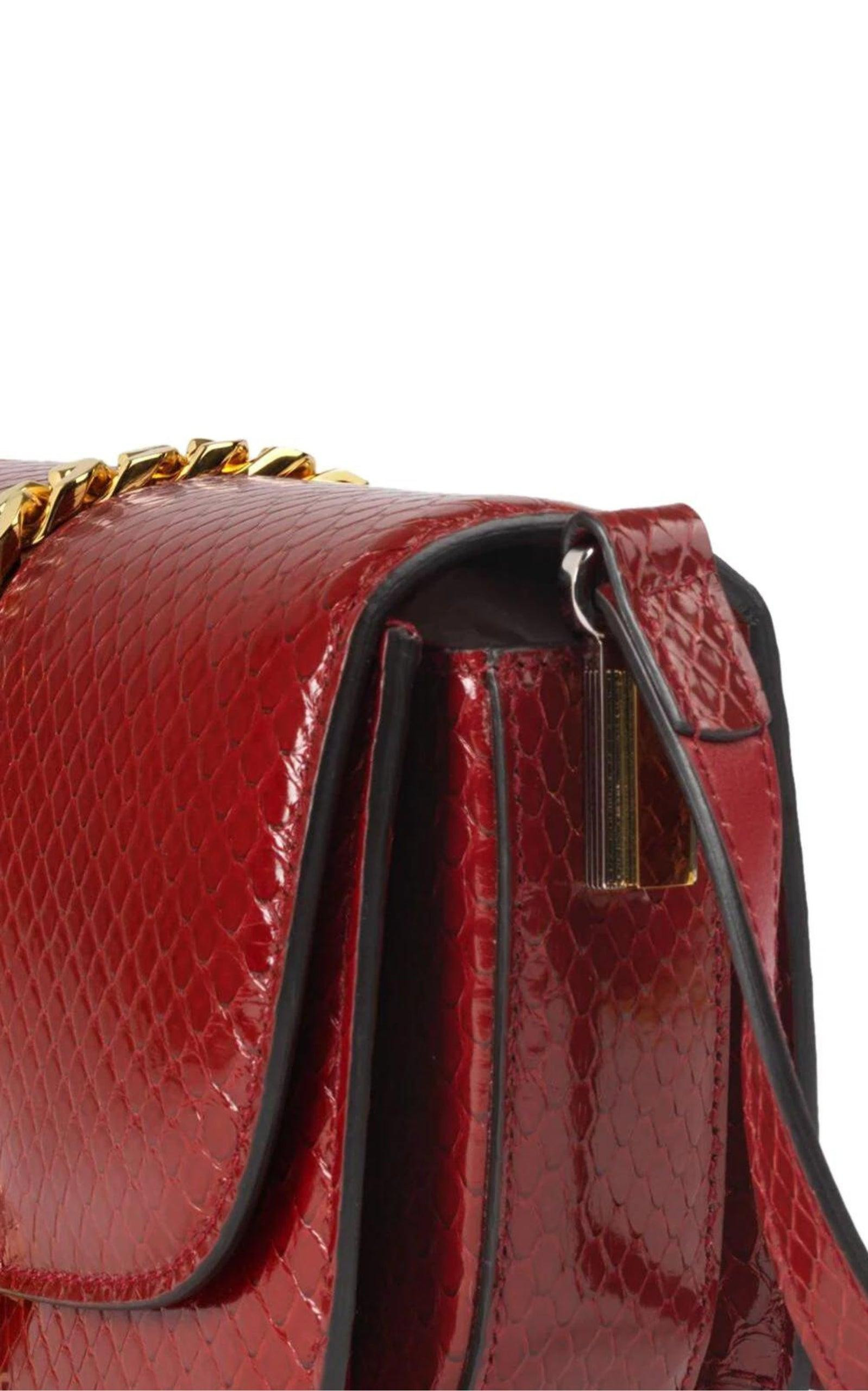 Sylvie 1969 Python Mini Shoulder Bag - 8