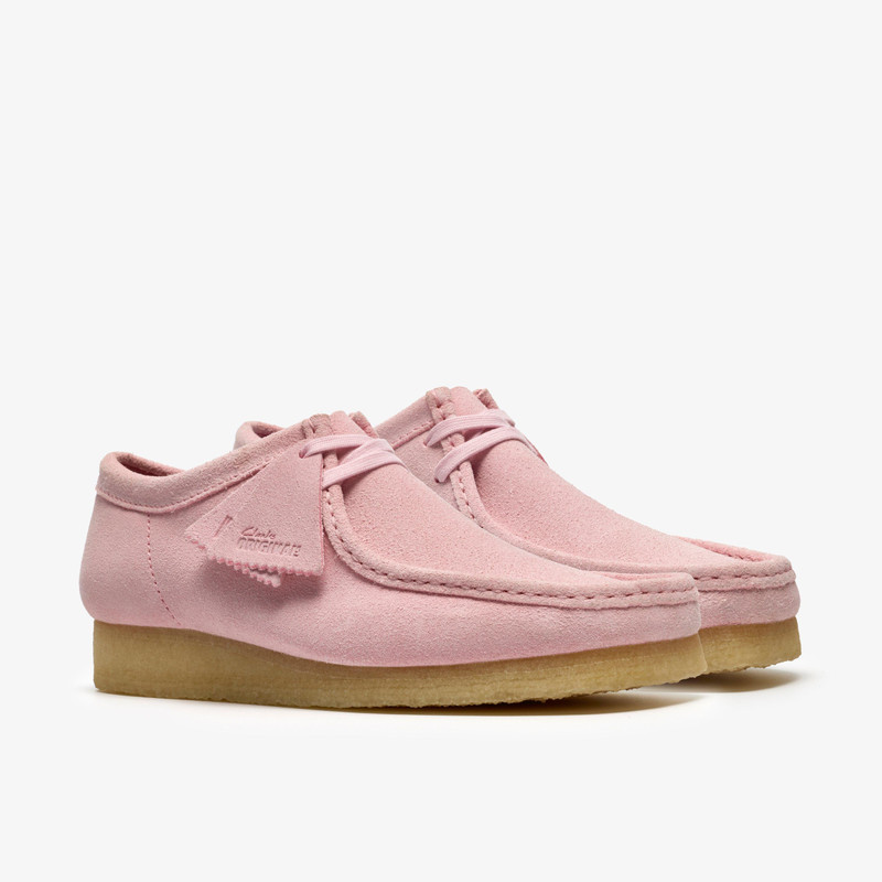 Wallabee Light Pink Suede 4