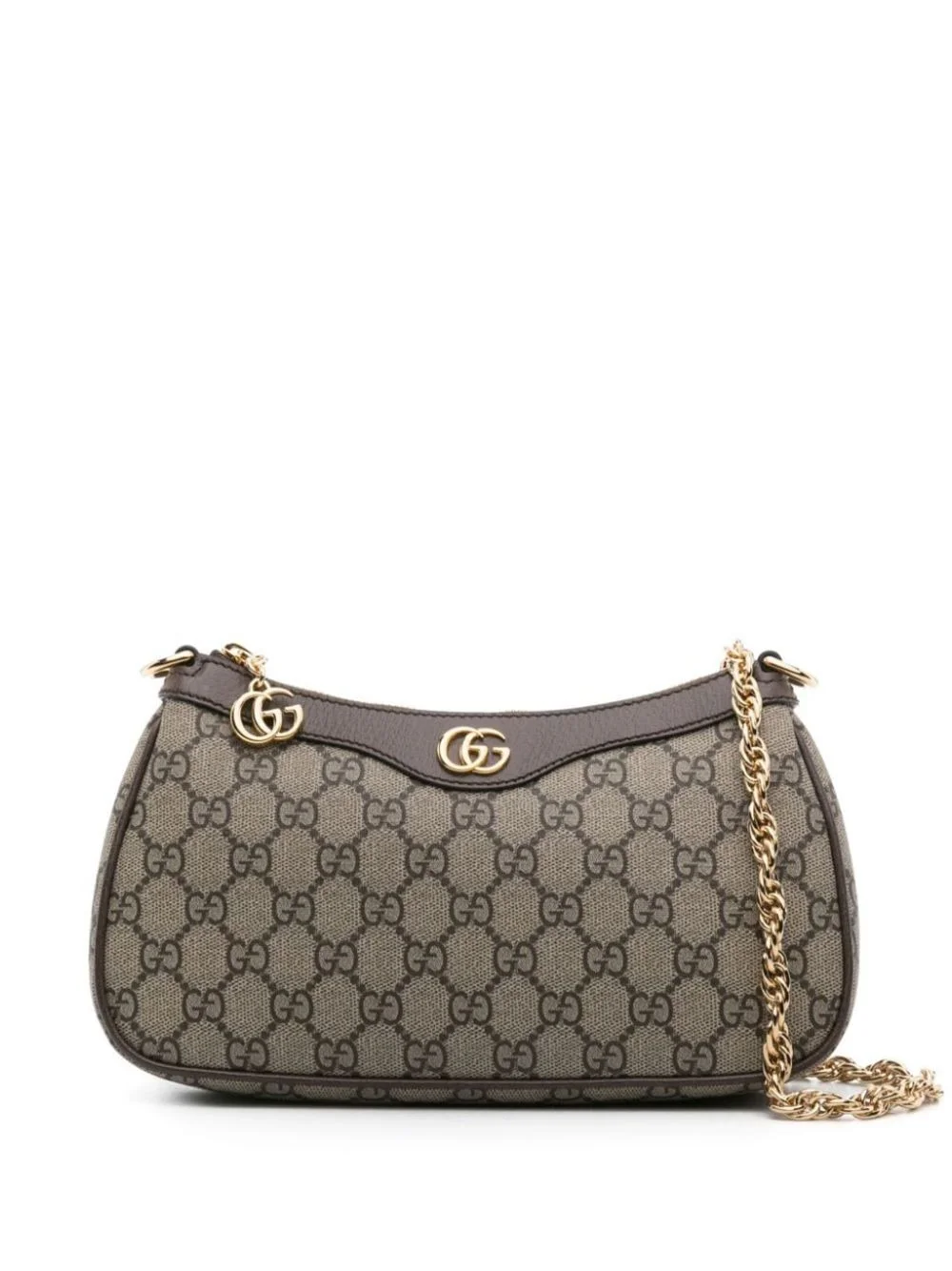 small Ophidia GG-Supreme chain shoulder bag - 1