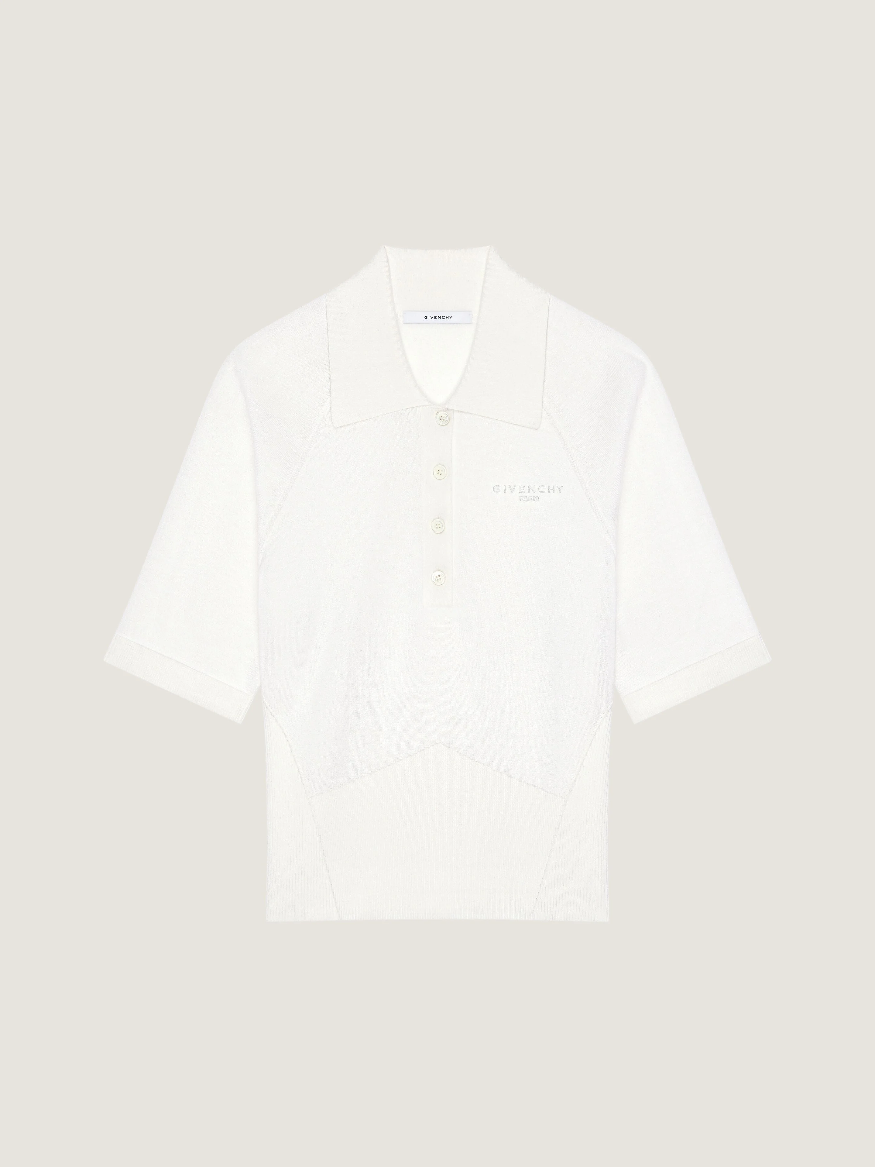 POLO IN COTTON AND SILK - 1