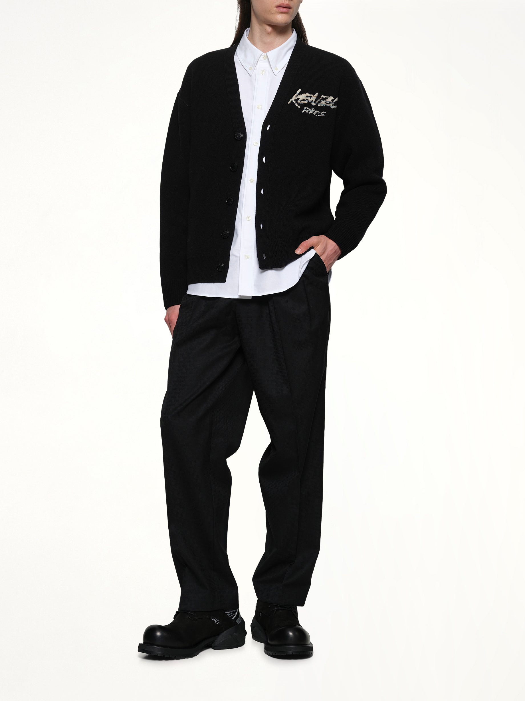 Rws Kenzo Futura Cardigan in Black - 4