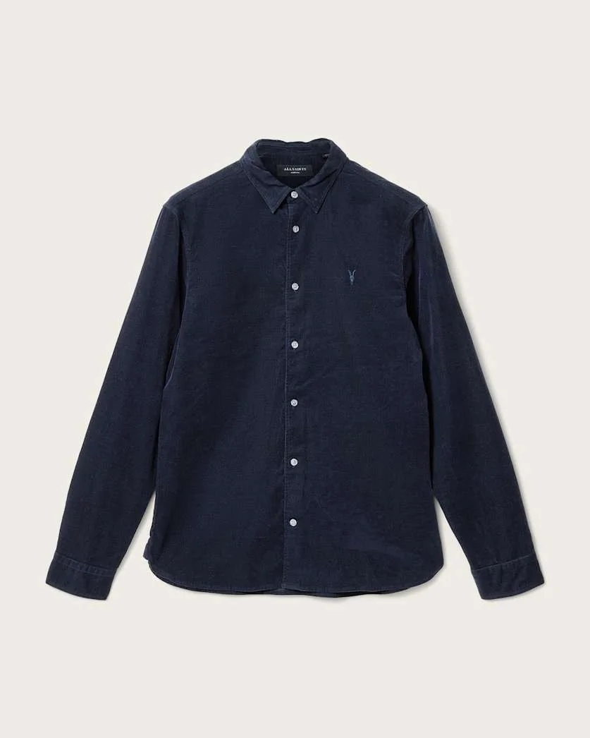 BIRCHWOOD RAMSKULL LONG SLEEVE CORDUROY SHIRT - 1