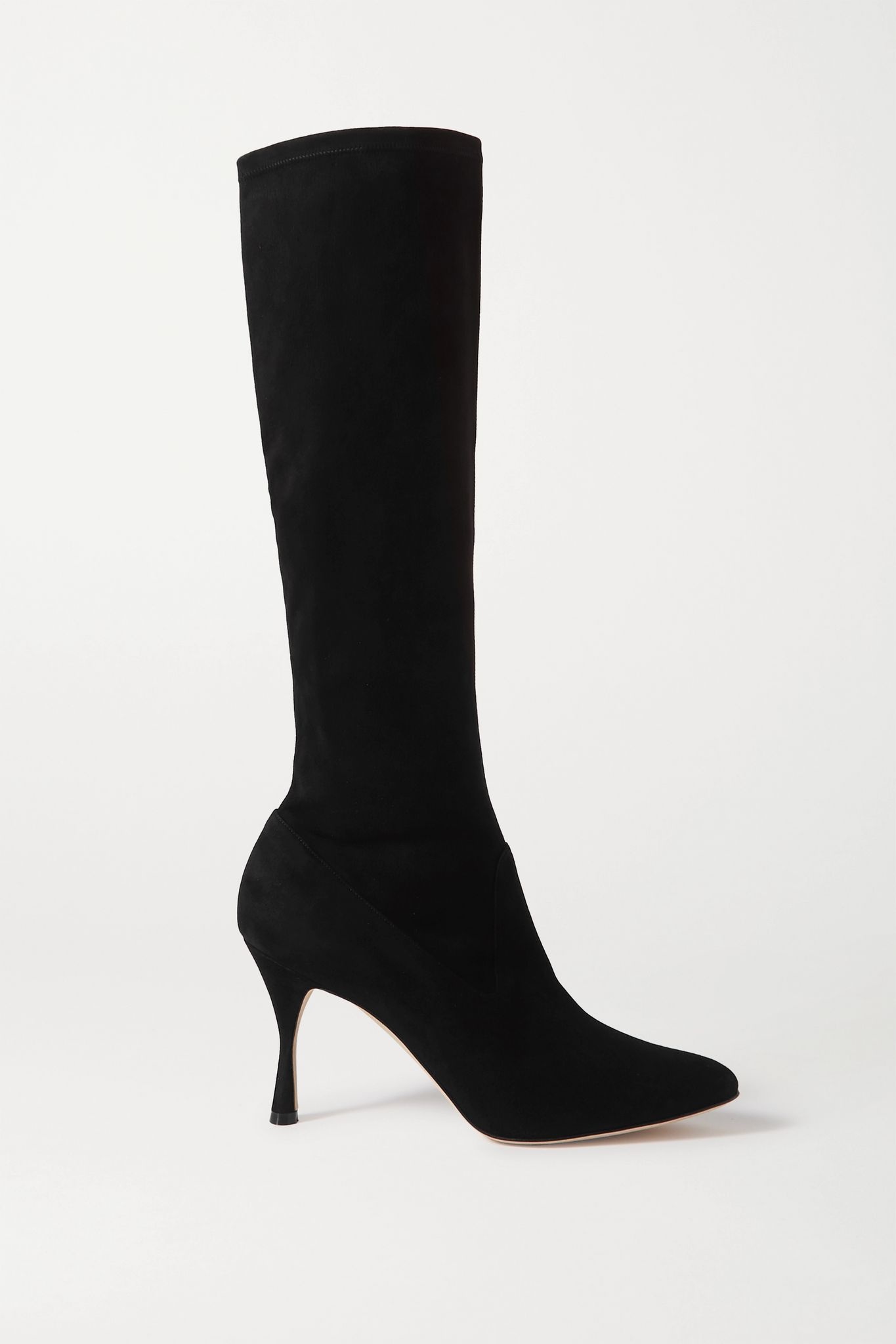 Pamfilo stretch-suede knee boots - 1