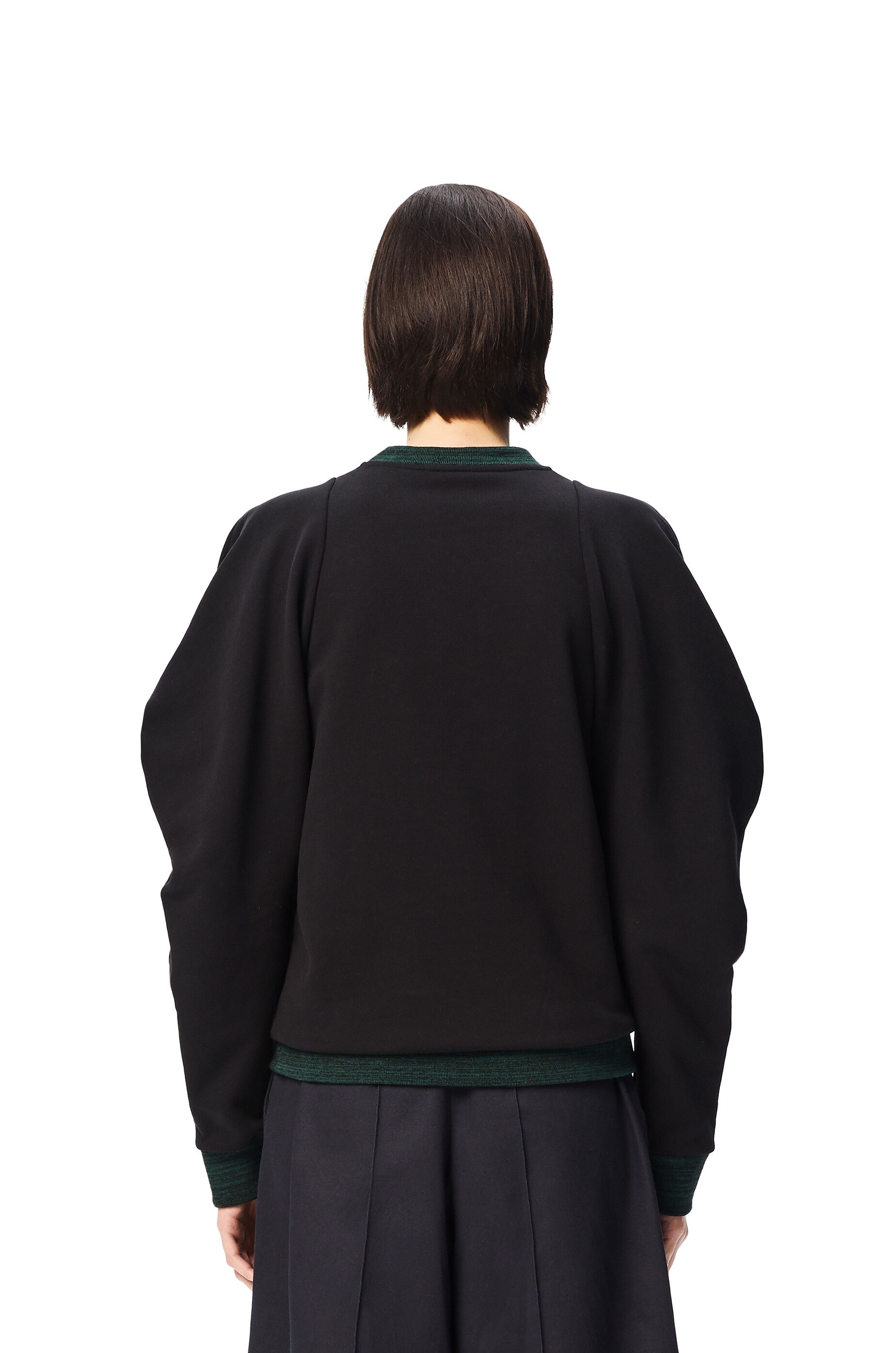 Anagram stitched sweatshirt in cotton - 4