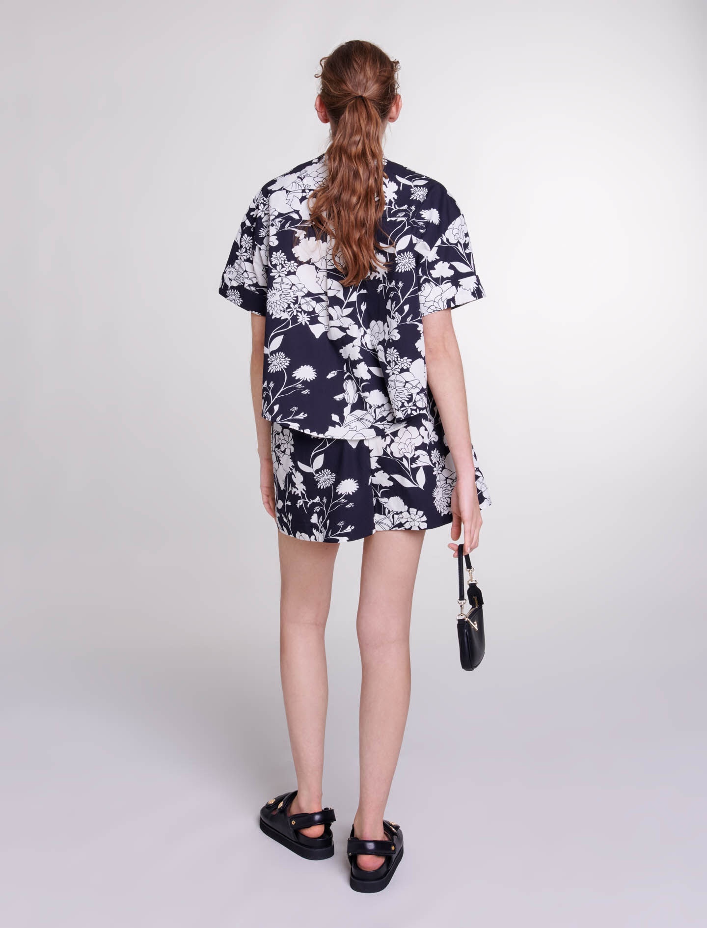Patterned cropped shirt - 4